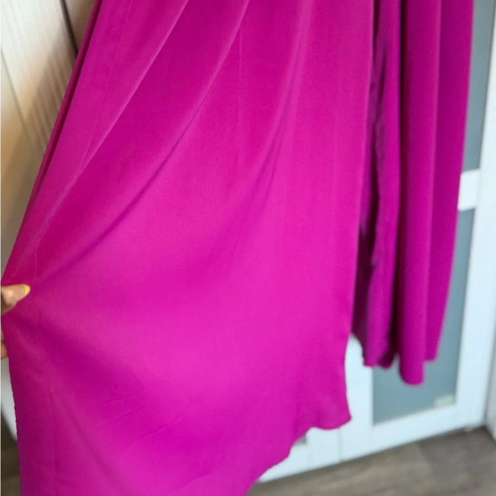 Beautiful Magenta Wide Leg Jumpsuit - Picture 13 of 16